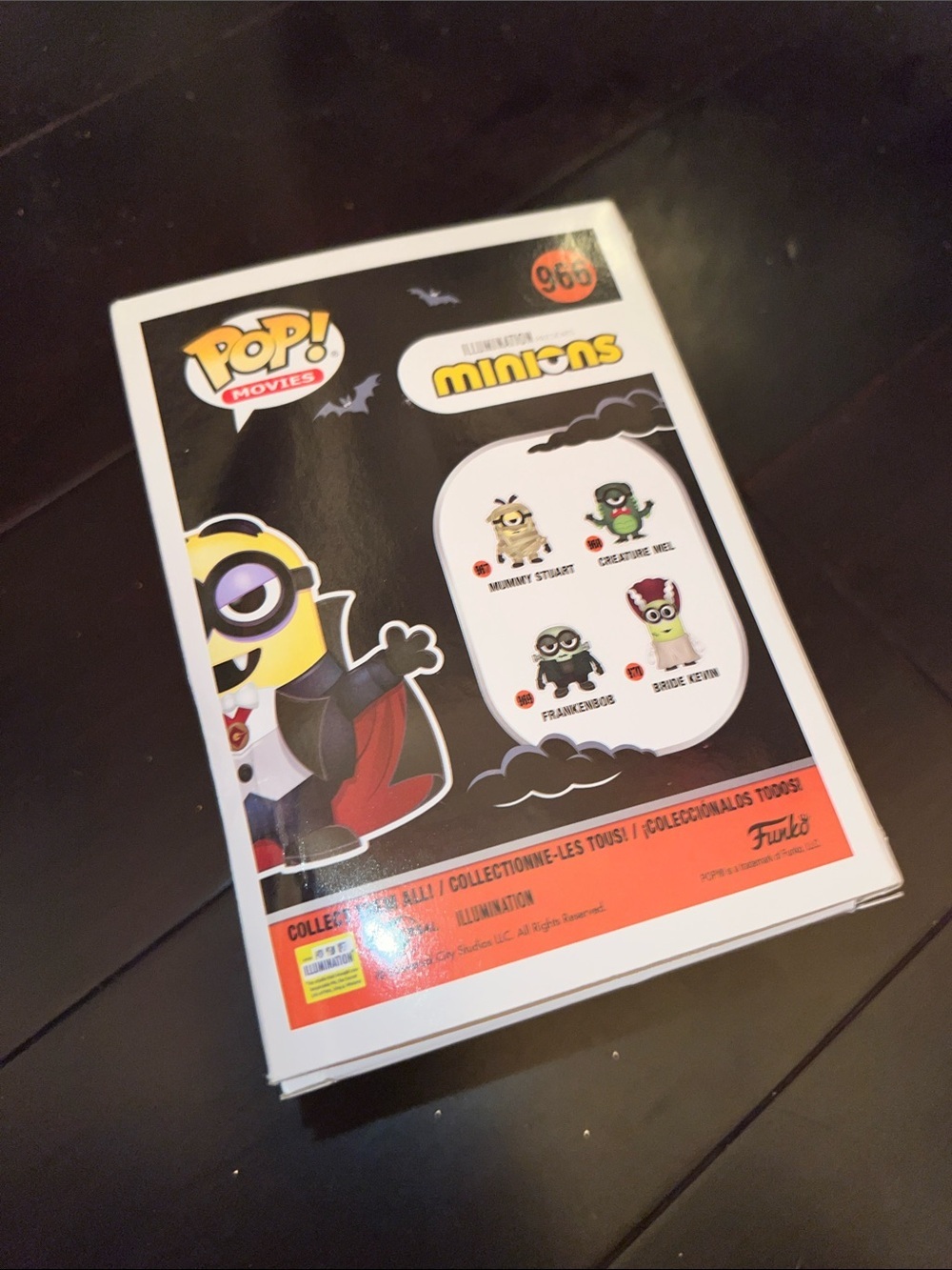 Funko Yellow and Purple Dave 'Acula Minion Vinyl Figure - Picture 2 of 2